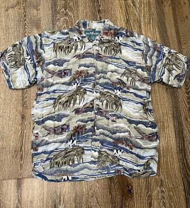 Big Dogs × Vintage Vintage Big Dogs Hawaiian Rayon