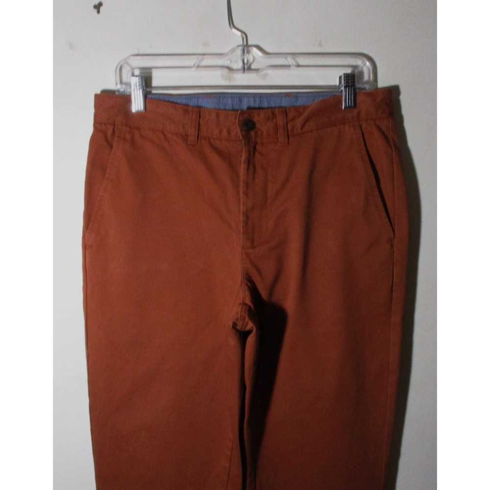 Vintage Men's L.L. BEAN Rust Straight Chino Pants… - image 2