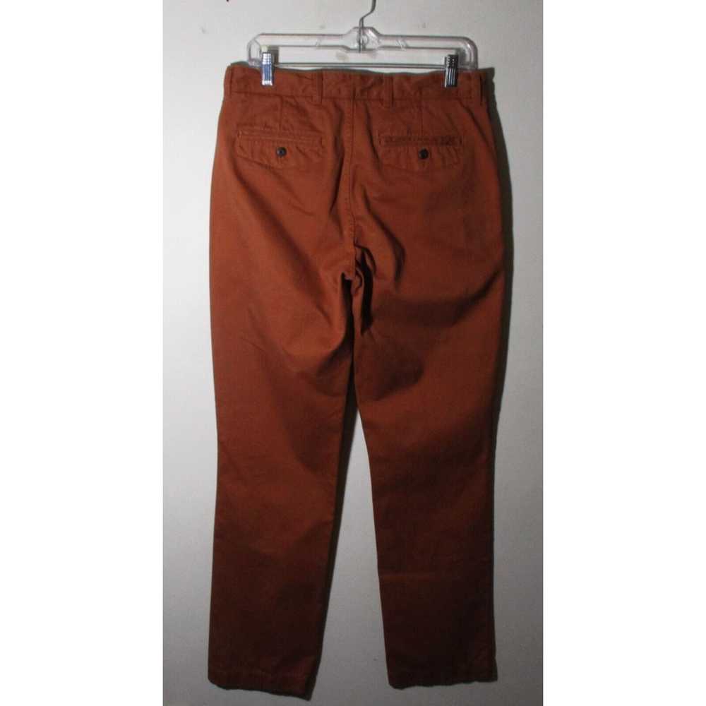 Vintage Men's L.L. BEAN Rust Straight Chino Pants… - image 3