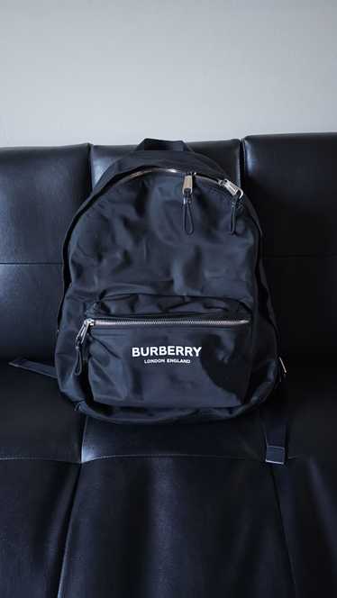 Burberry Burberry Nylon Jett Logo Print Backpack