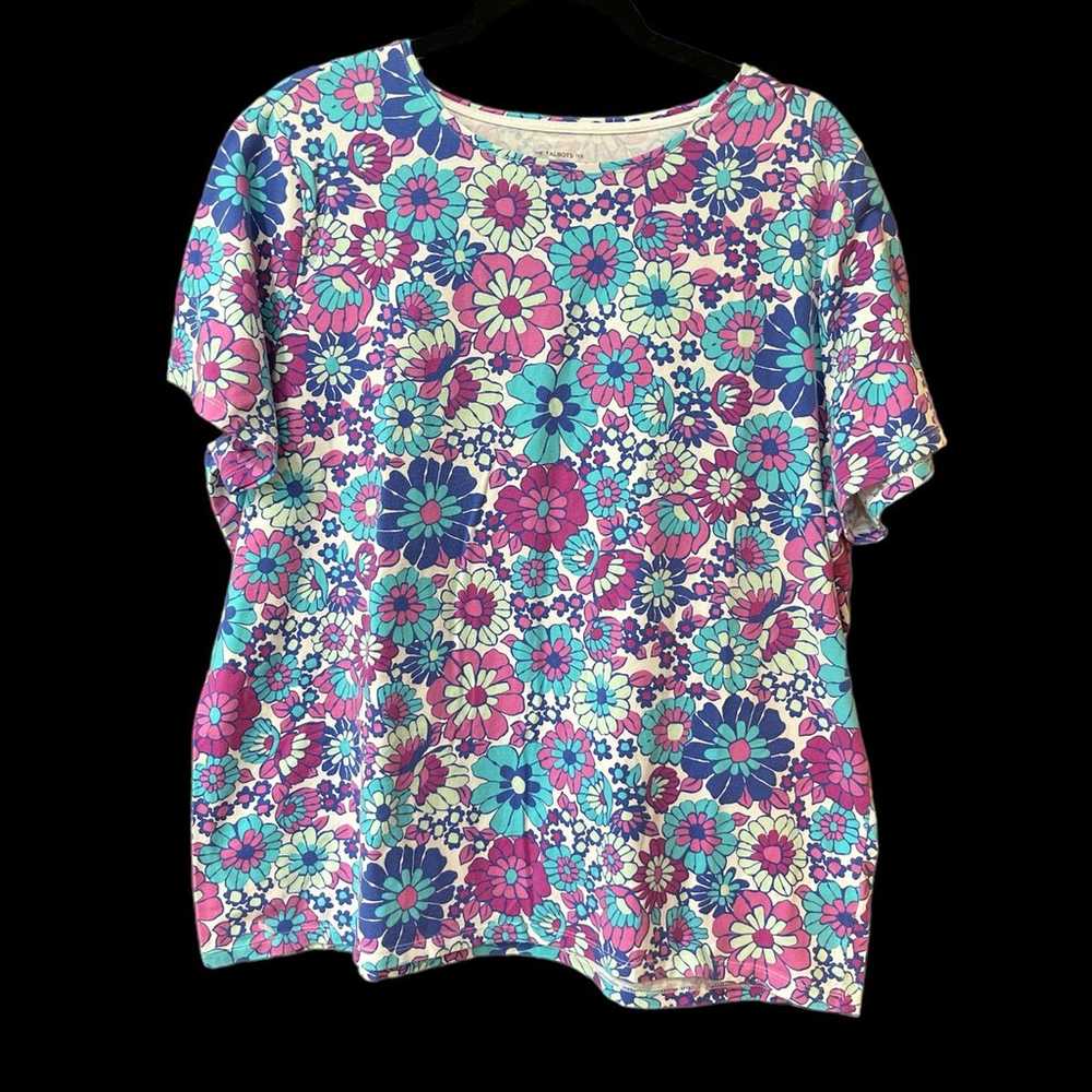 Ladies short sleeve Talbots Tee - image 2