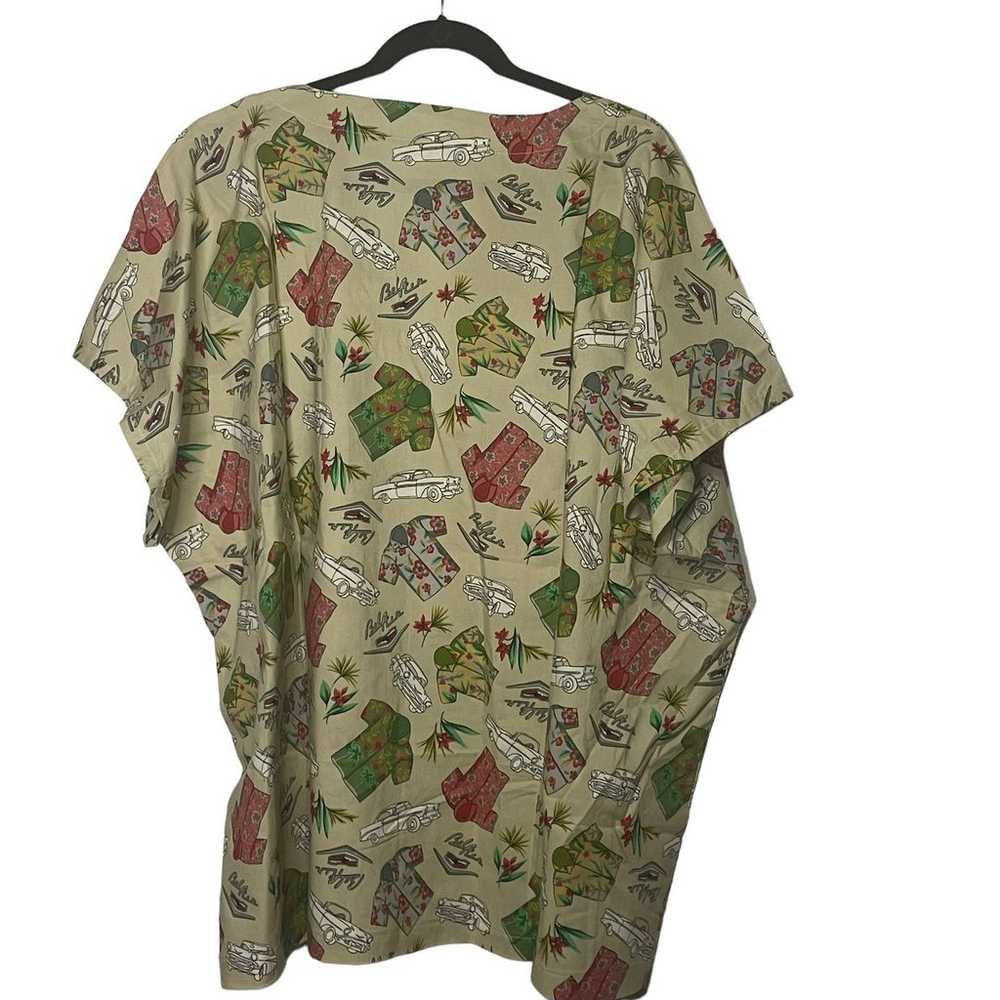 NWOT Scrub Construction hand made scrub top novel… - image 6