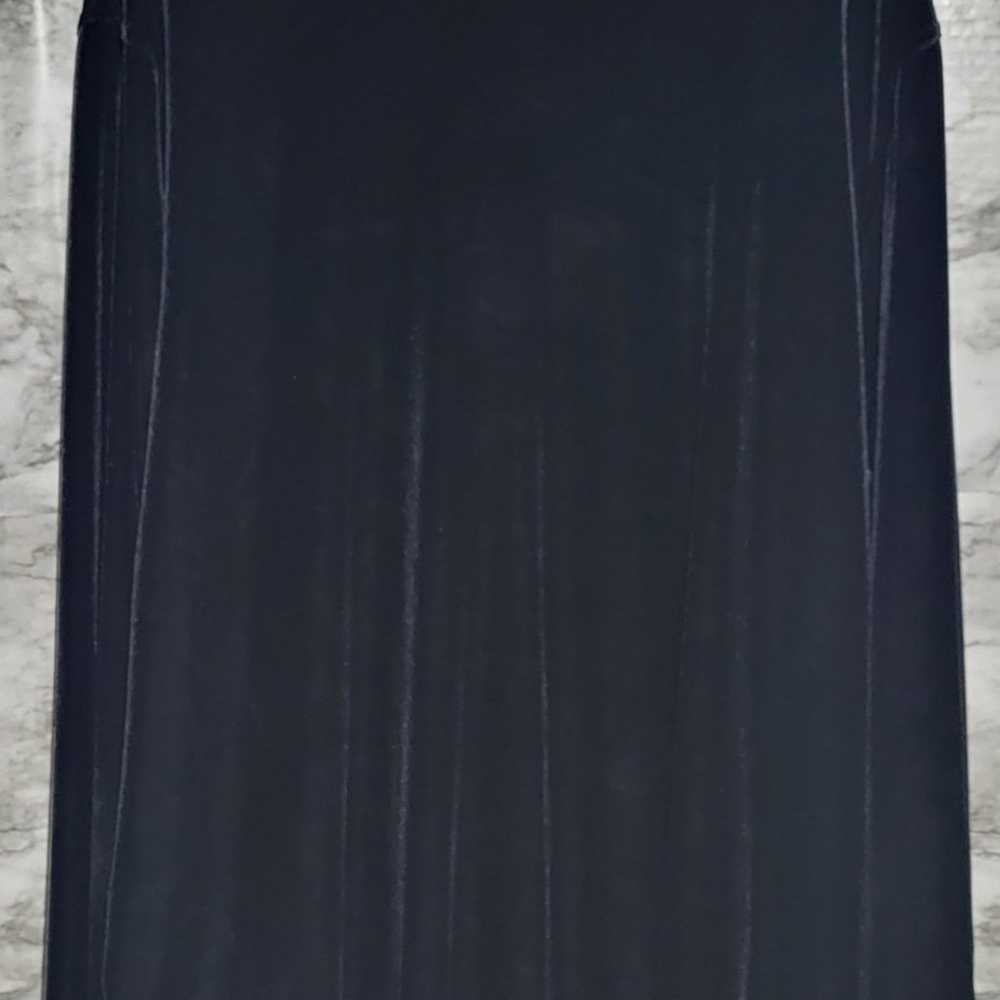 Vintage Koret Women's Blouse. 3X. Black Velvet. 1… - image 3