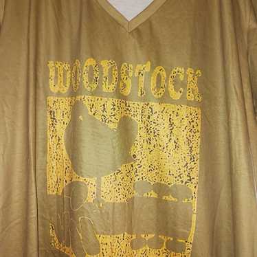 Vintage 80's Heatwave Rock Festival Punk Woodstock Yellow Small T store Shirt Music Concert Big Festival Tees Shirts Size S