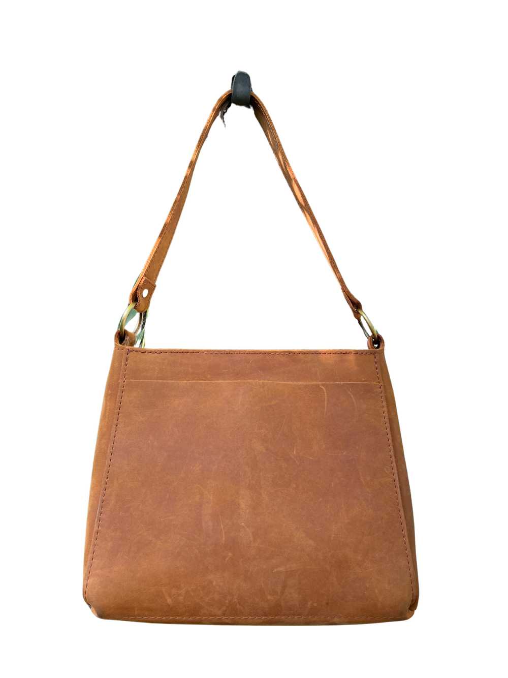 Portland Leather Triangle Shoulder Bag - image 3