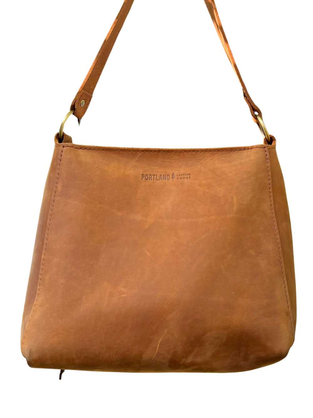 Portland Leather Triangle Shoulder Bag - image 5