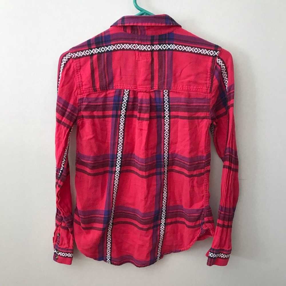 American Eagle Vintage Boyfriend Plaid Flannel - image 6