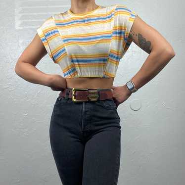 Urban Outfitters BDG 70s retro striped crop top XS - image 1