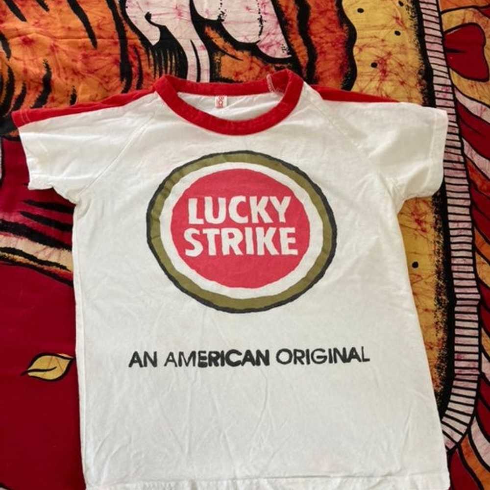 Vintage Lucky Strike t-shirt - image 1