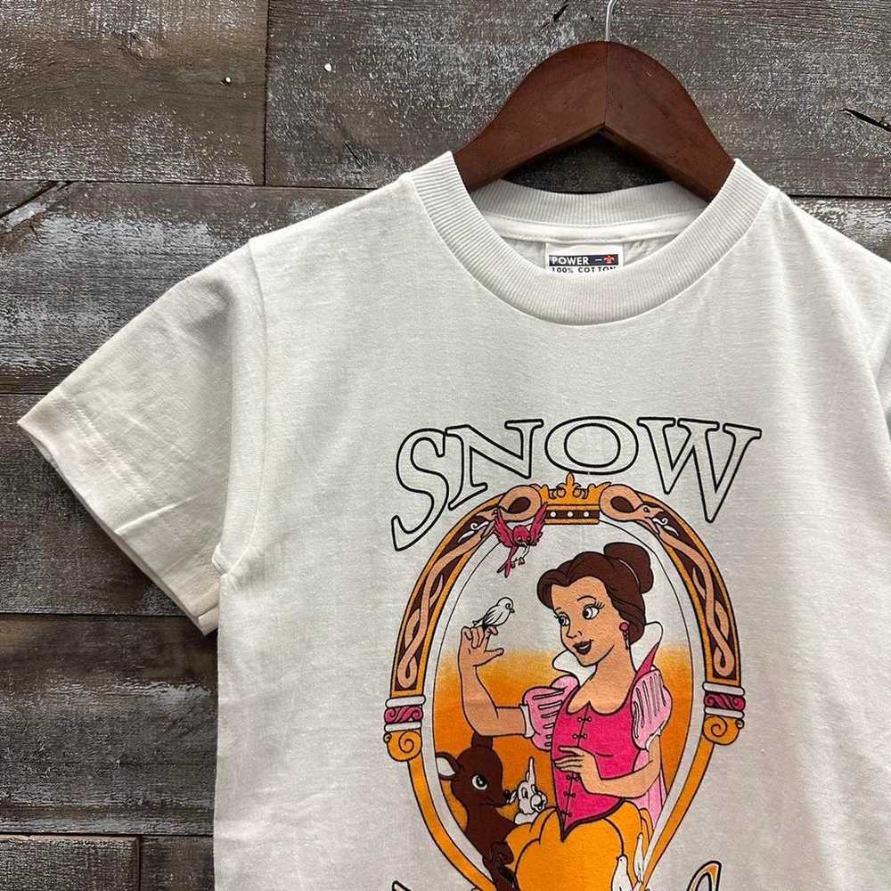 Vintage Y2k Disney Snow Princess Cute Graphic Car… - image 2