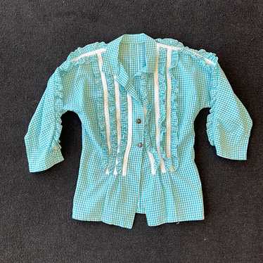 Vintage ruffle blouse - image 1