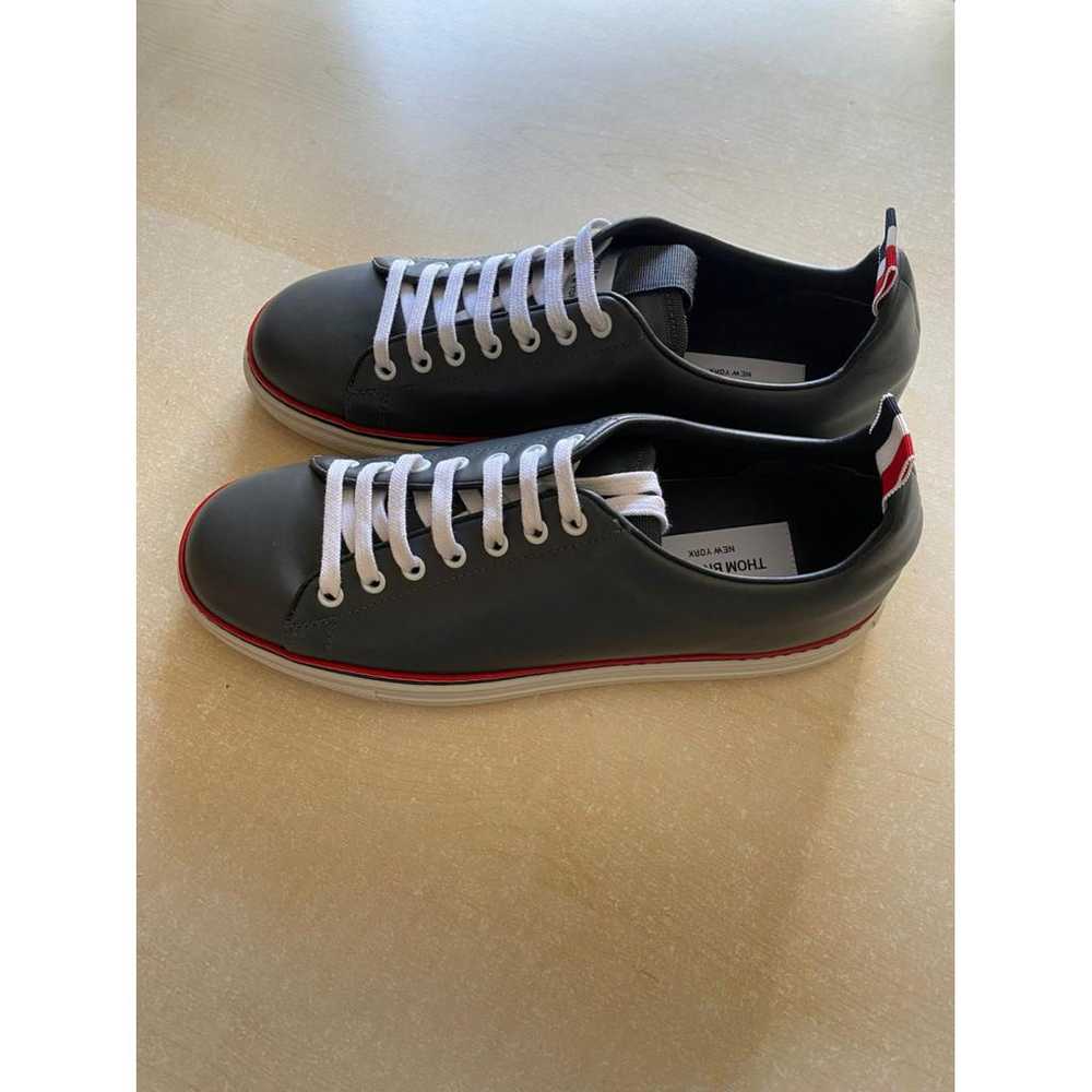 Thom Browne Leather low trainers - image 2