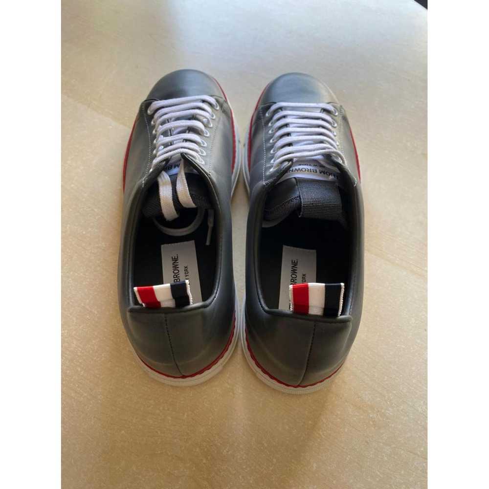 Thom Browne Leather low trainers - image 4