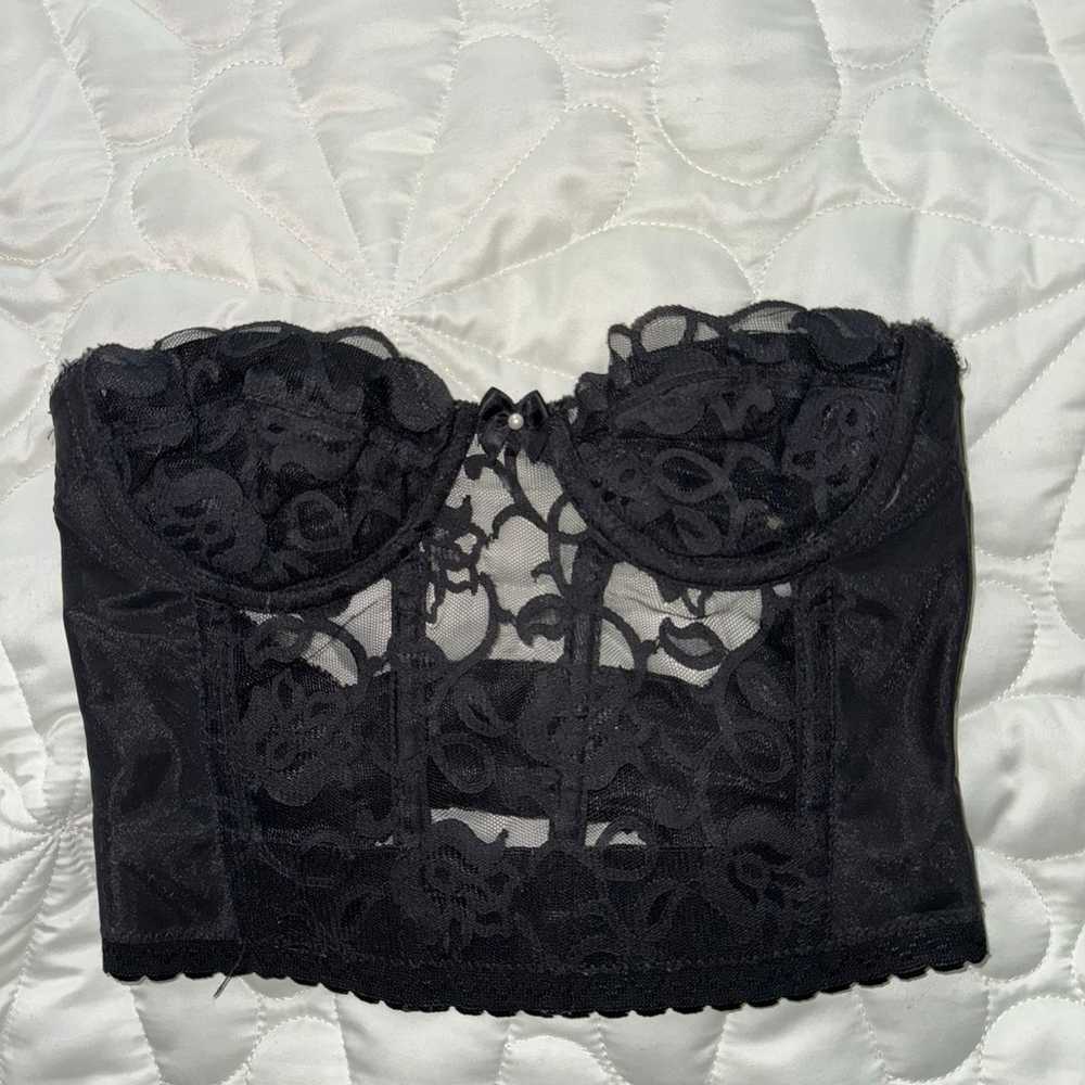 Vintage Gold label Victoria Secret Bustier - image 2