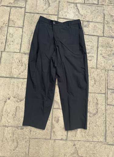 Julius Julius Asymmetric Black Cropped Trousers SS