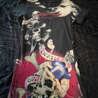 Ed Hardy vintage shirt dress