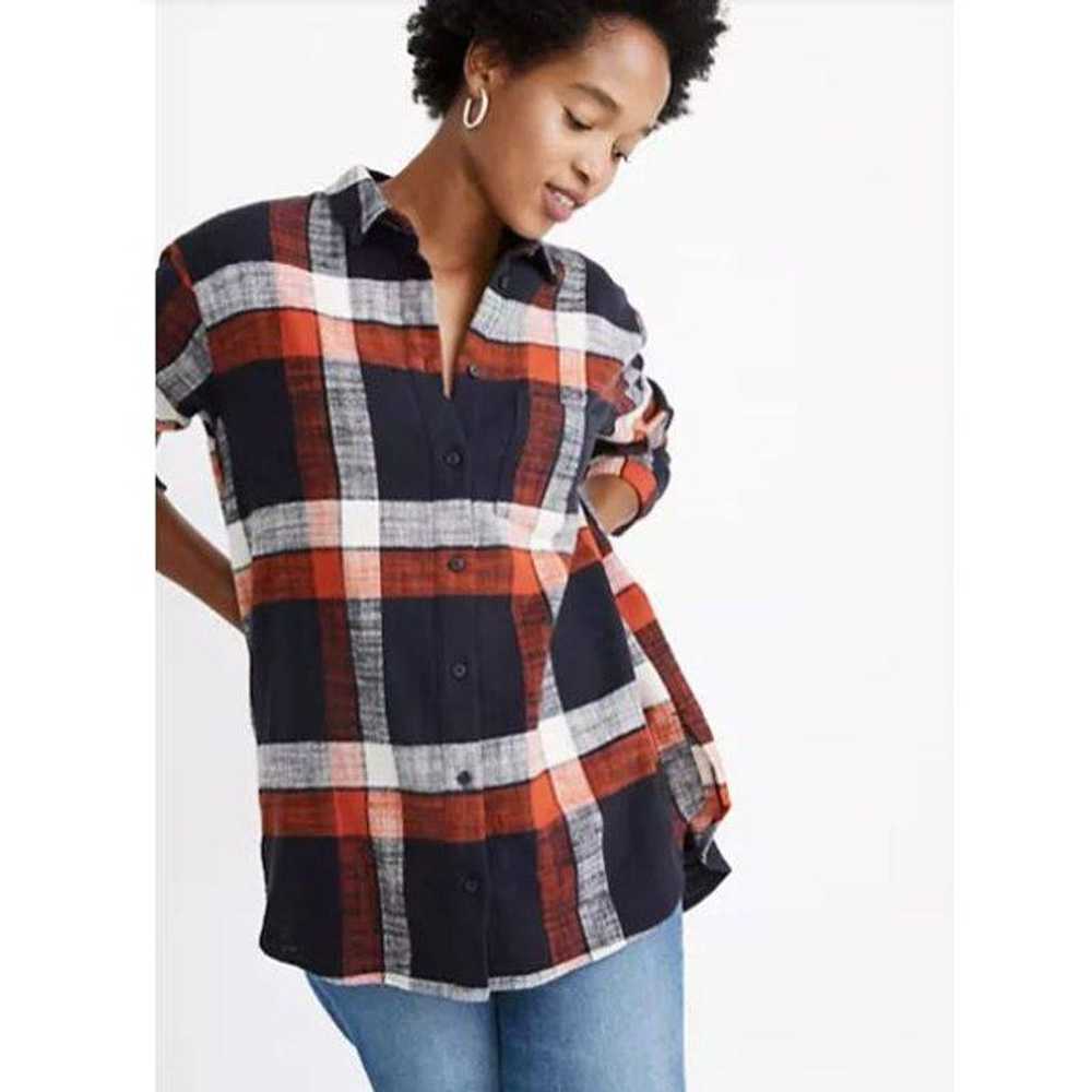 Madewell XS Oversized Ex Boyfriend Shirt - image 2