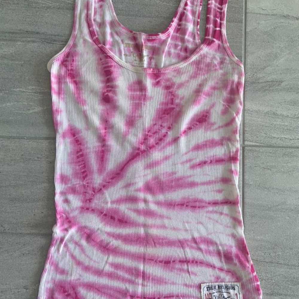 Tie Dye True Religion Tank Top - image 1