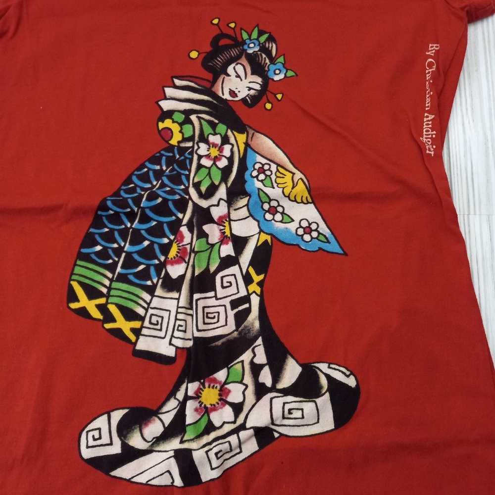 Vintage ED Hardy Geisha Graphic Tee - image 4