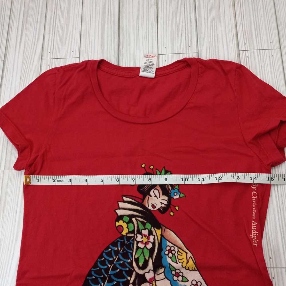 Vintage ED Hardy Geisha Graphic Tee - image 7