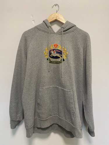 Burberry Embroidered Archive Logo Jersey Hoodie - image 1