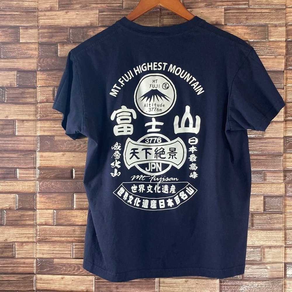 Vintage Mt. Fuji Delawear Navy Blue & White T Shi… - image 2