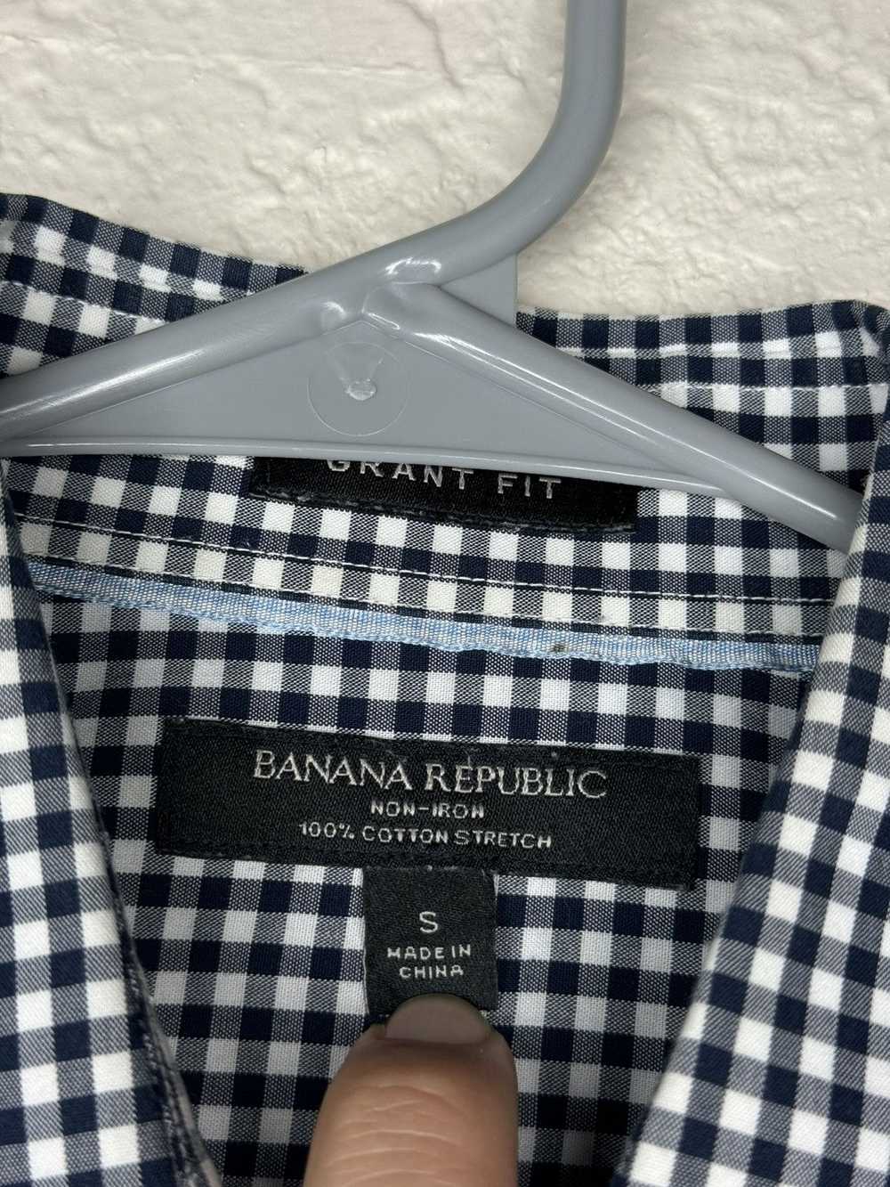 Banana Republic Banana Republic Gingham Button Up - image 4