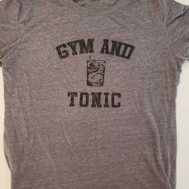 vintage t shirt gym and tonic - image 1