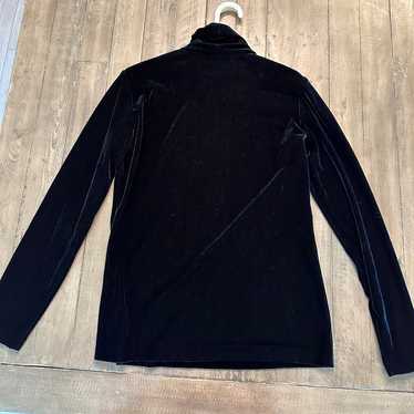 Vintage Coldwater Creek Black Turtleneck Womens S… - image 1