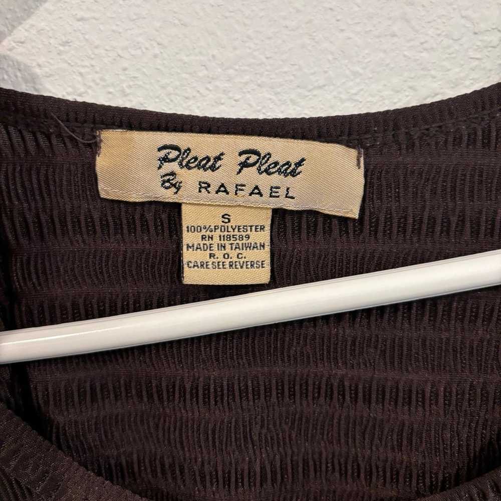 Vintage Pleat Pleat By Rafael Top Small - image 3