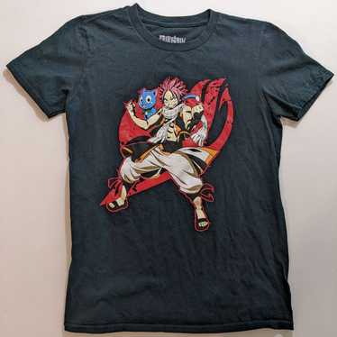 Vintage Look Fairy Tail Anime Large Print T-Shirt… - image 1