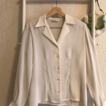 Vintage creme blouse - image 1