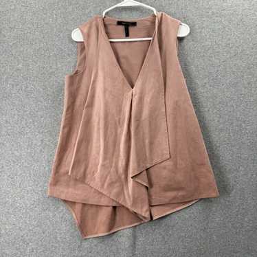 BCBGMAXAZRIA Brooke Draped XXSmall Sleeveless Top top