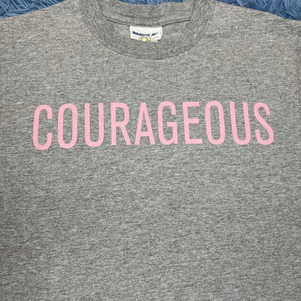 VINTAGE Reebok Breast Cancer Shirt Size Small Adu… - image 3