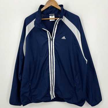 Adidas Adidas Windbreaker Jacket Men's XL Navy Bl… - image 1