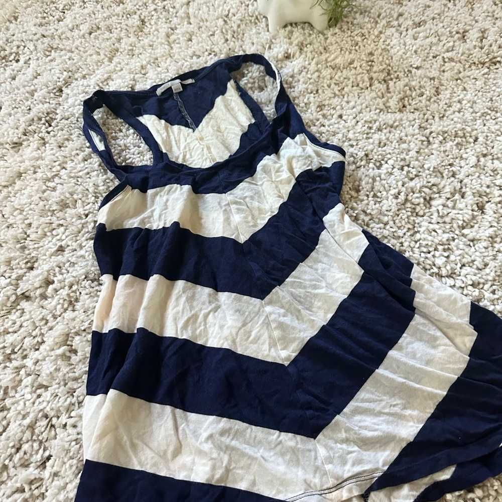 Gap navy blue and white cute vintage y2k flowy ca… - image 2