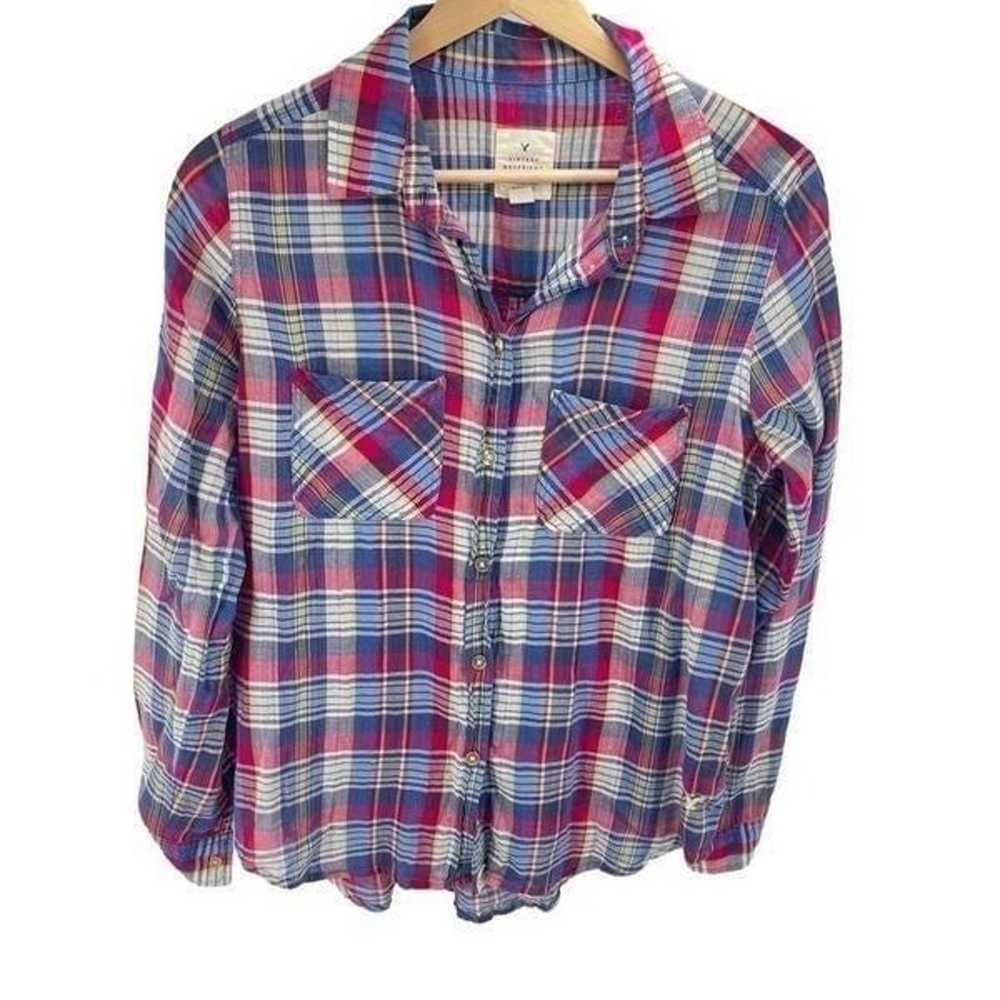 American Eagle Womens Button Down Shirt Vintage B… - image 1