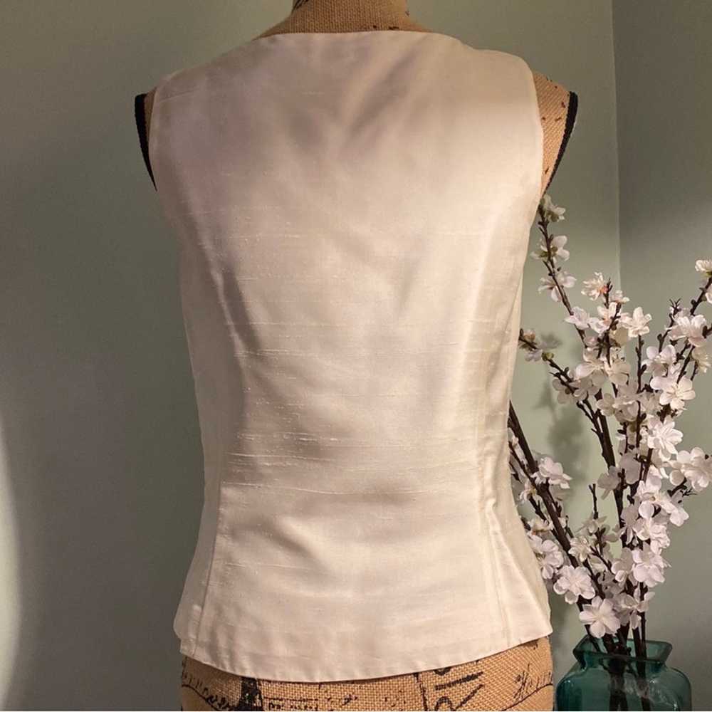 Ann Taylor 100% Silk Shell/Tank Blouse - Vintage,… - image 5