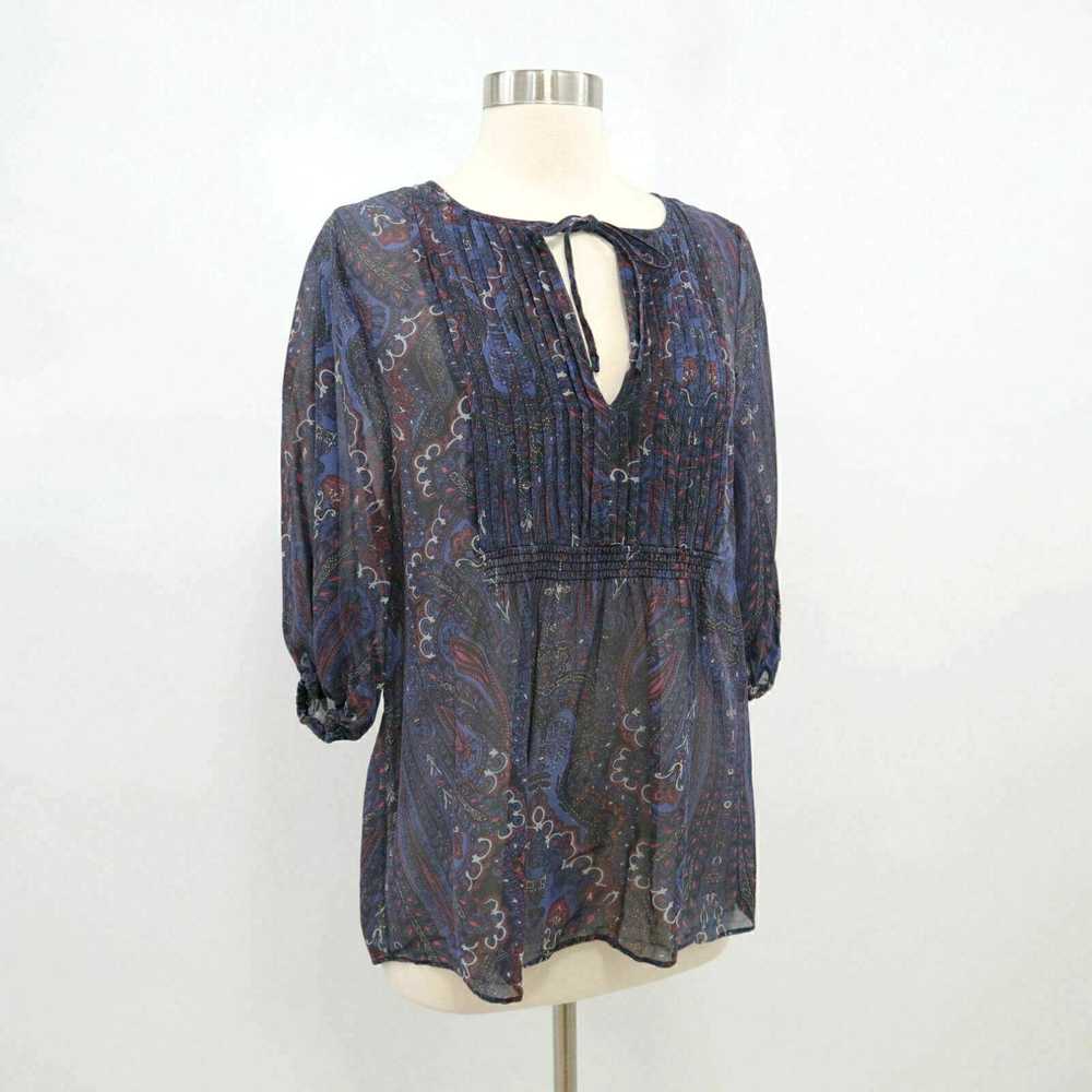 Joie Joie Blouse Peasant Top Shirt Womens S Small… - image 3