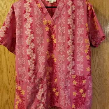 Naupaka Hawaii, Vintage scrub top sz. S - image 1