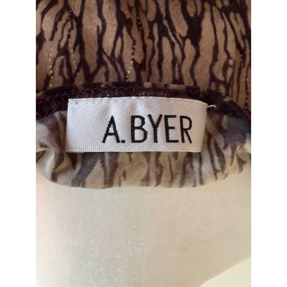 A. Byer Vintage Animal Snake Print Stretch Blouse… - image 8