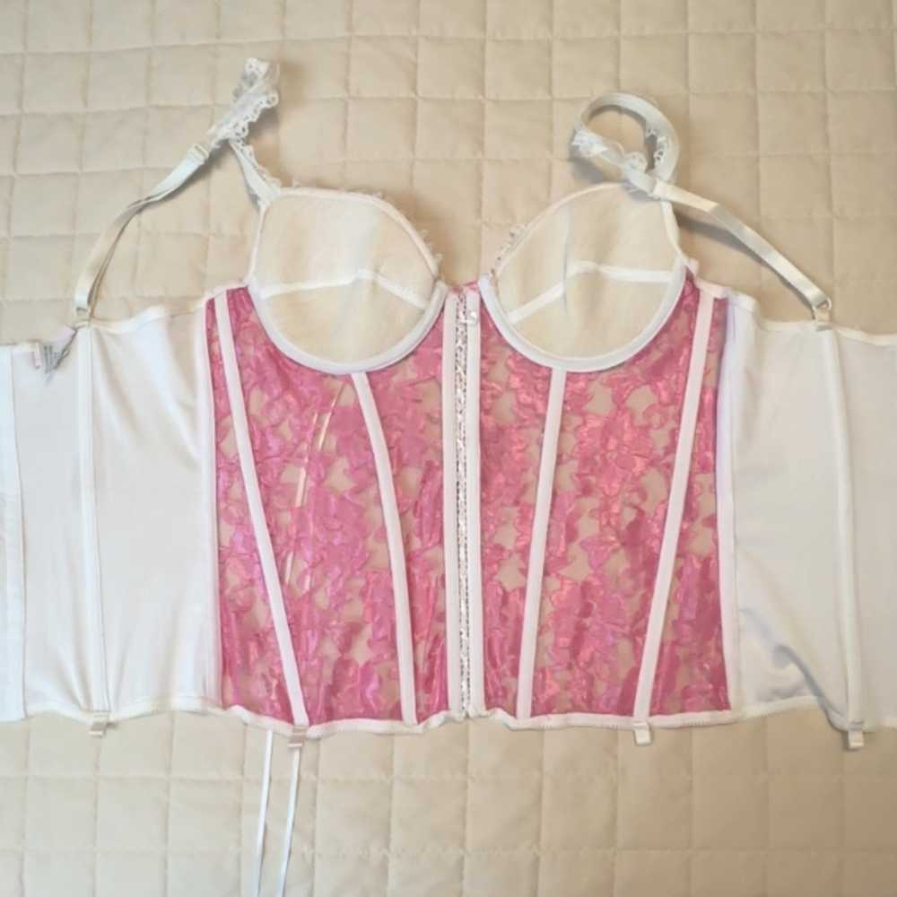 Y2k Pink Corset Top - image 6