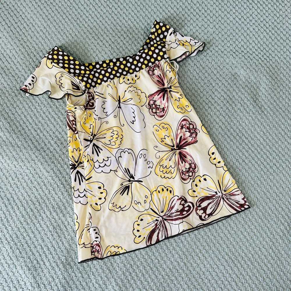 VINTAGE RETRO Y2K BYERGIRL BUTTERFLY POLKADOT COQ… - image 1