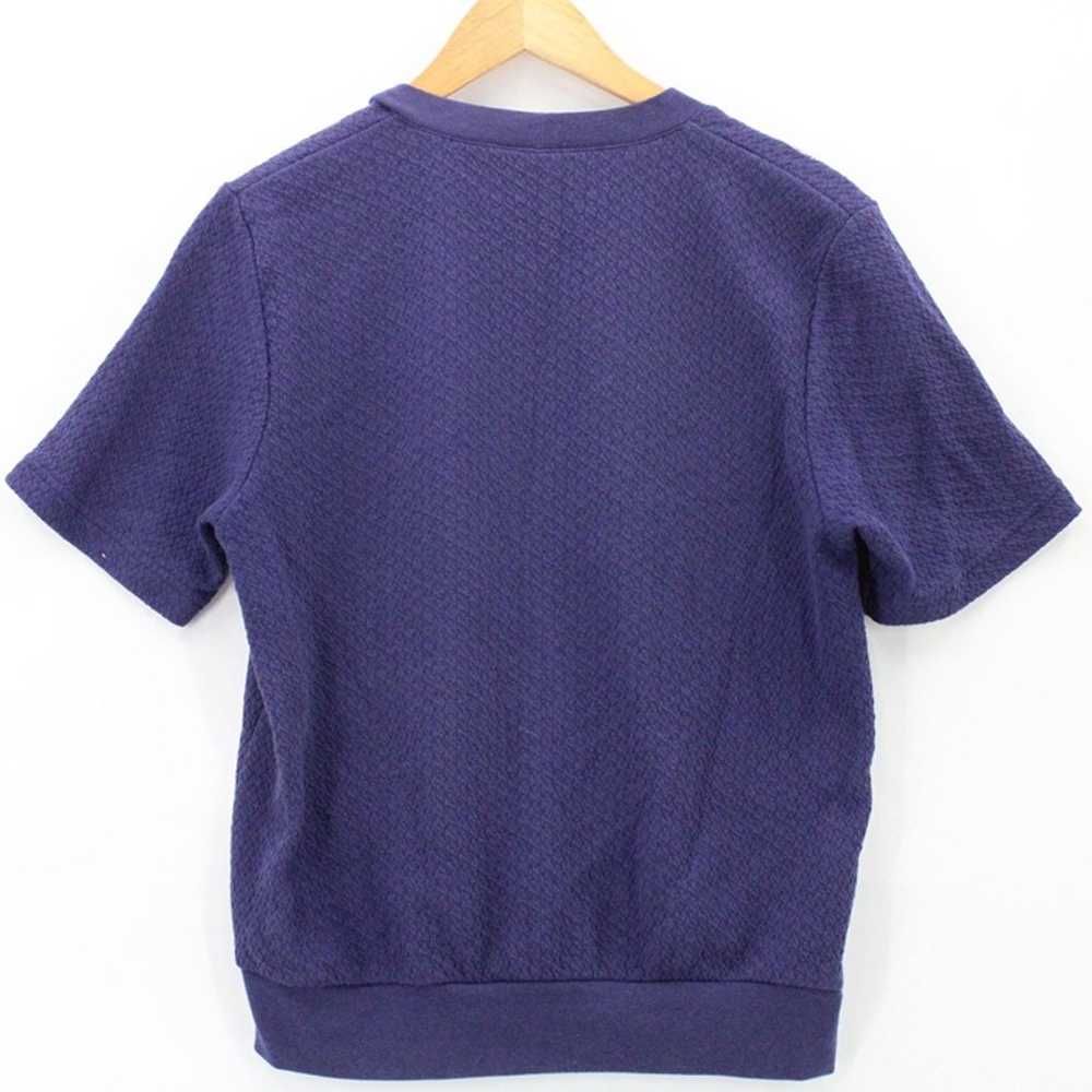 Vintage Koret Francisca Shirt Top Womens Navy Blu… - image 7