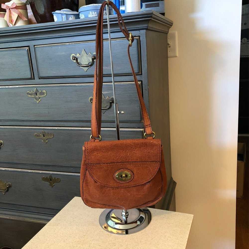 Fossil leather crossbody bag - image 1