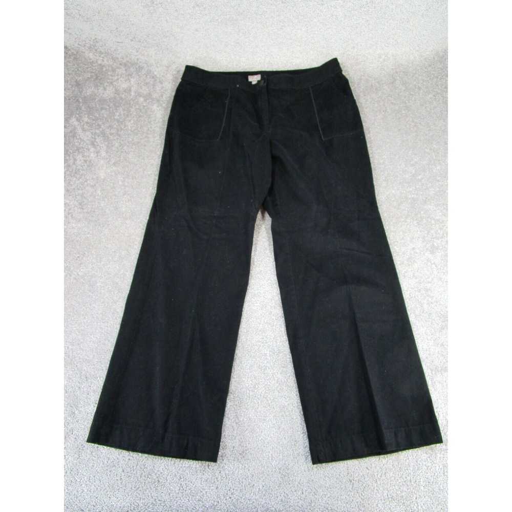 Vintage J. Jill Pants Womens 18 Black Straight Le… - image 1