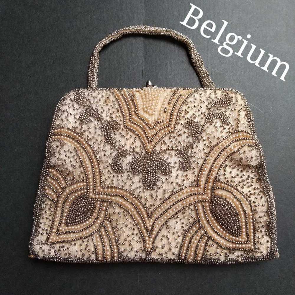 Antique Beaded Bag Belgium. - image 1