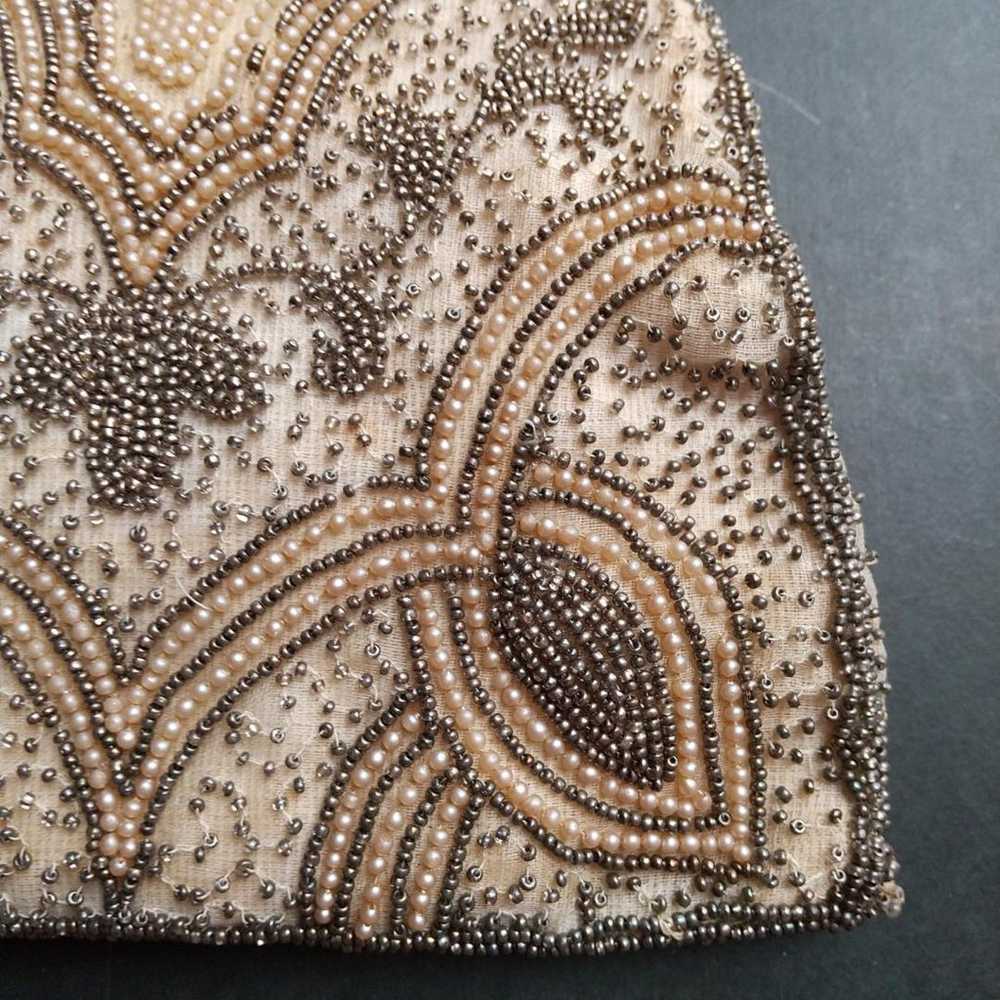 Antique Beaded Bag Belgium. - image 4