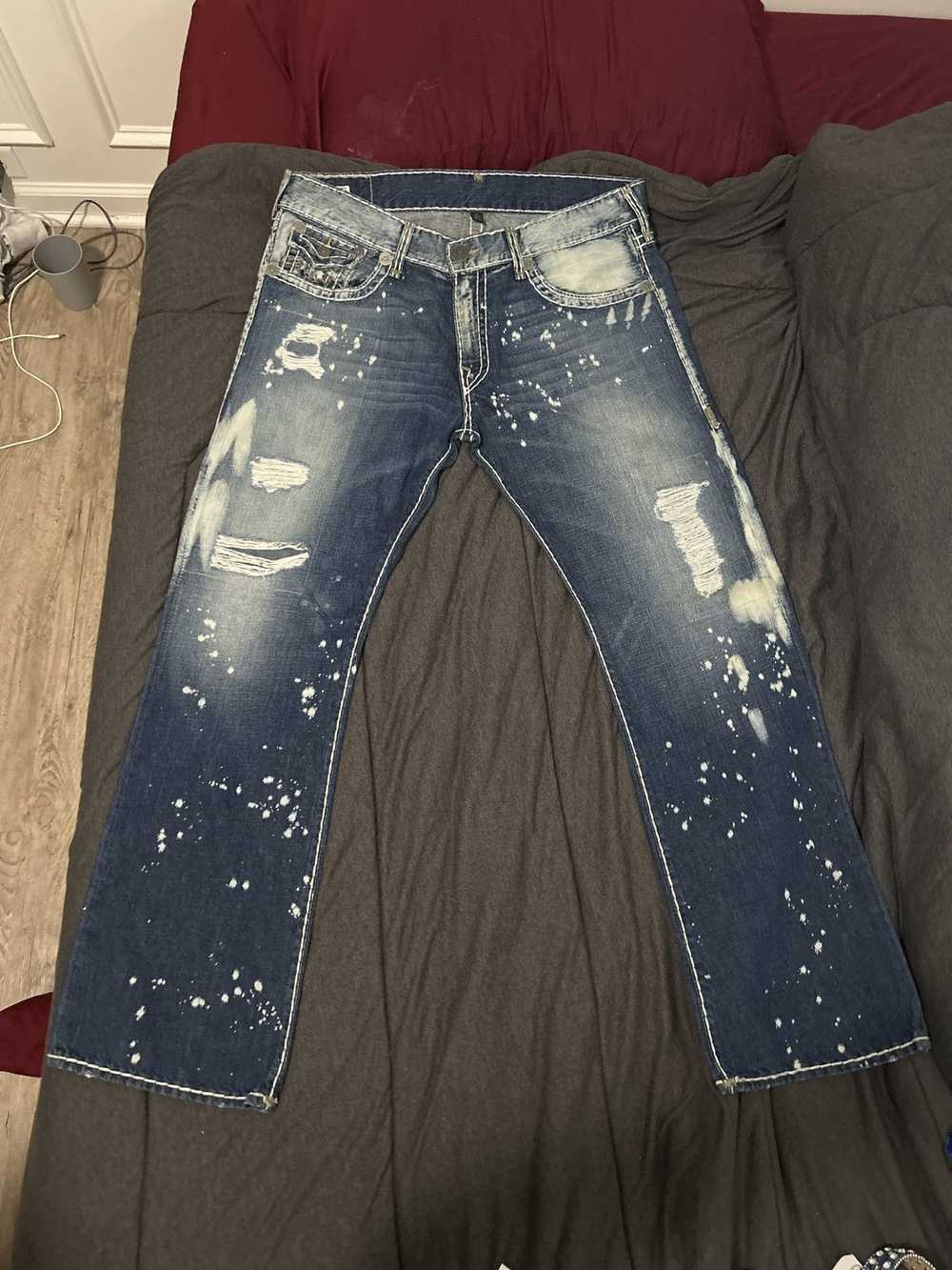 True Religion Ricky Super T Distressed jeans - image 1