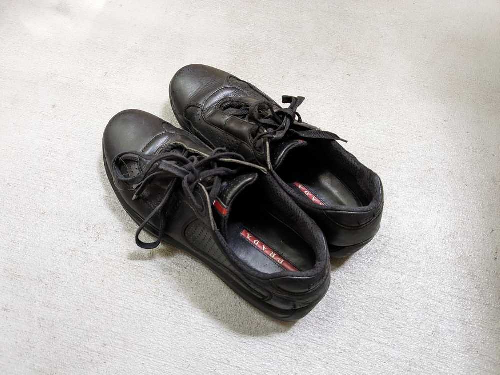 Prada Prada America's Cup Size 9.5 Black Red Leat… - image 12